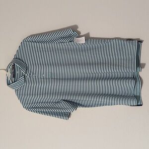 RLX Ralph Lauren men's soft aqua multi golf T-shirt.